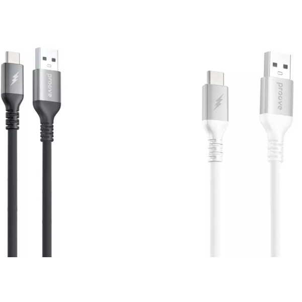 Фото - Кабель Proove ReGen Silicone USB to Type-C 3A (1m) white (CCRS27001202)