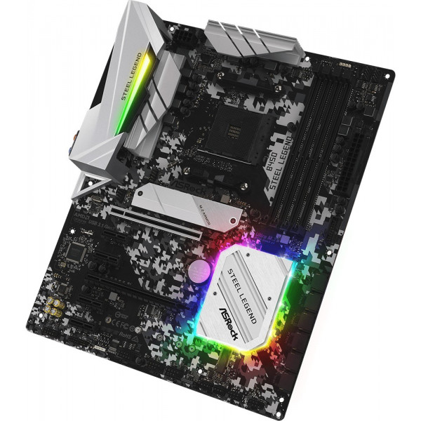Фото - Материнская плата ASRock B450 STEEL LEGEND