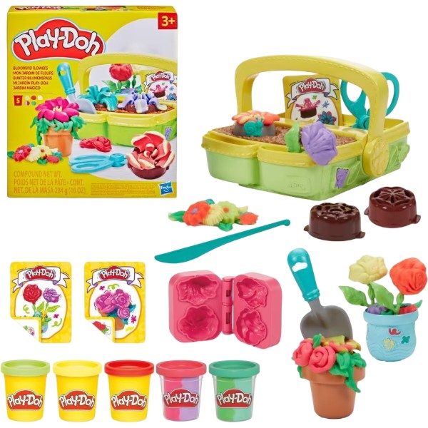 Фото - Уценка - Наборы для лепки Hasbro Play-Doh Цветущие цветы (G0492)