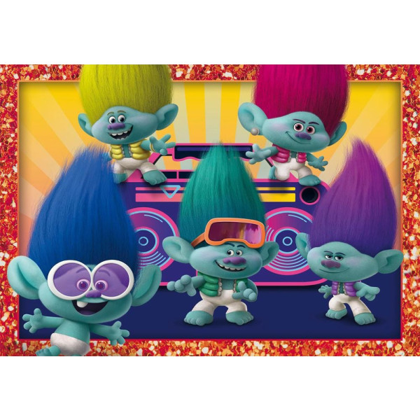 Фото - Пазли (3-4 роки) Clementoni Trolls 3 12,16,20 та 24 ел. (21527)