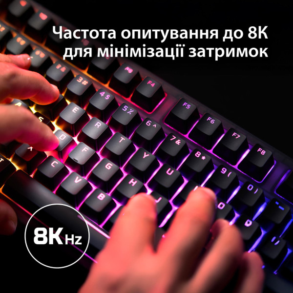 Фото - Клавиатура проводная игровая HyperX Origins 2 65 HX Red USB Black (B4QS3AA)