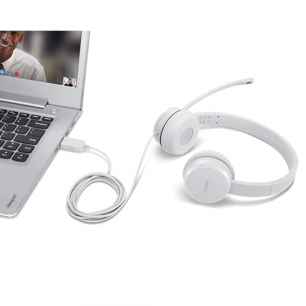 Фото - Гарнитура проводная Lenovo 110 Stereo USB (GXD1B67867)