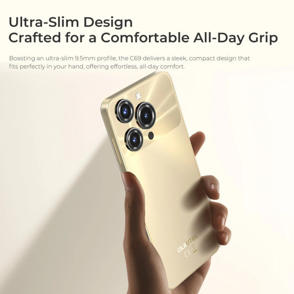 Фото - Смартфон OUKITEL C69 8/512GB Gold