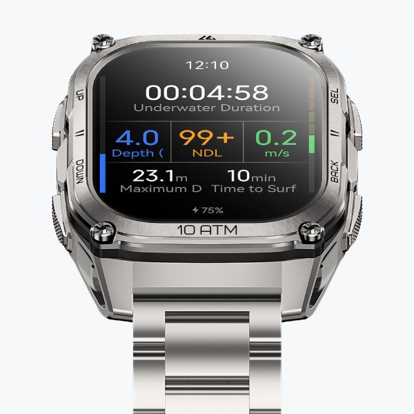 Фото - Смарт-годинник KOSPET TANK M4 SE SILVER