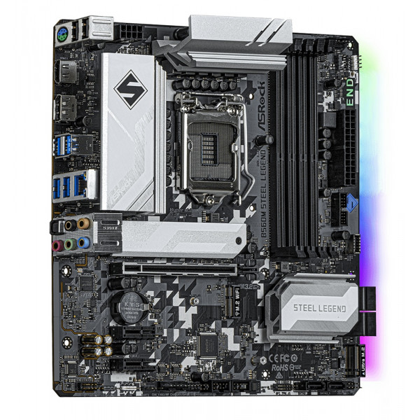 Фото - Материнська плата ASRock B560M Steel Legend Фото - Материнська плата ASRock B560M Steel Legend