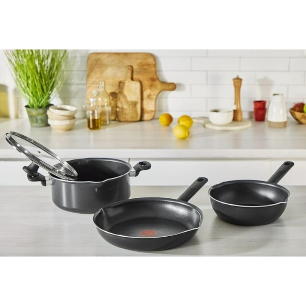 Фото - Уценка - Сковорода универсальная Tefal B5660653_SET Family Day с кр 28 см