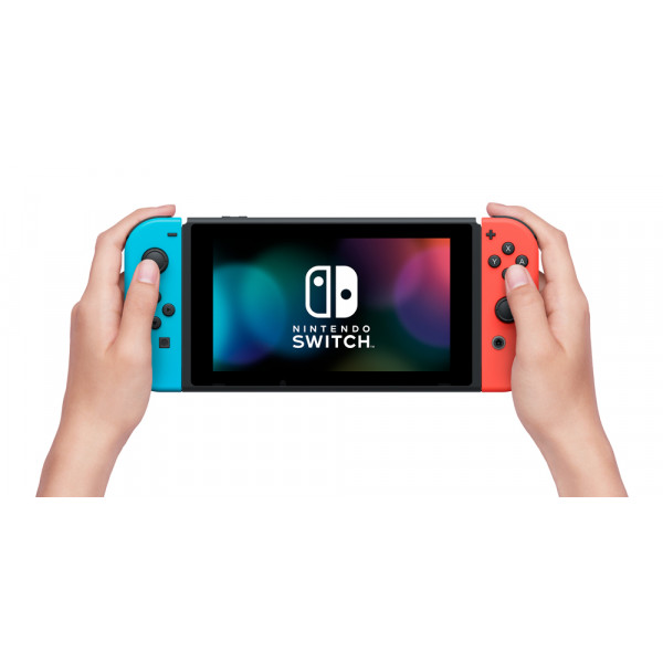 Фото - Ігрова приставка портативна Nintendo Switch (Neon Blue/Red)