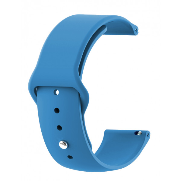 Фото - Ремінець для смарт-годинника BeCover Samsung Galaxy (20mm)/Watch 5/ Watch 4 40/44mm/4 Classic 42mm/Active/Active 2 40/44mm/3 41mm/Gear S2/Classic/Gear Sport Light Blue (710498)