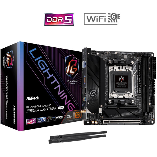 Фото - Материнська плата ASRock B650I LIGHTNING WIFI DDR5