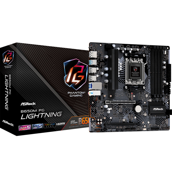 Фото - Материнська плата ASRock B650M PG LIGHTNING