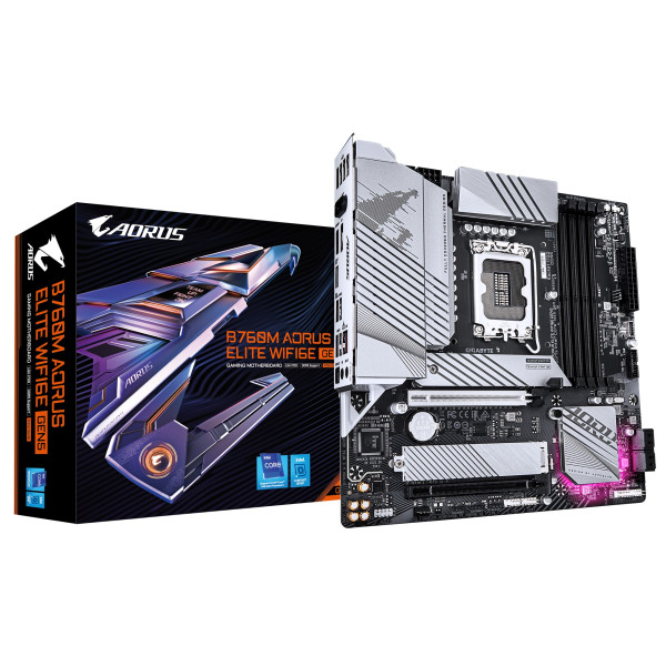 Фото - Материнська плата Gigabyte B760M AORUS ELITE WIFI6E GEN5