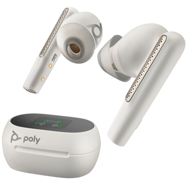 Фото - Навушники вкладиші бездротові TWS Poly Voyager Free 60+ Earbuds + BT700A + TSCHC White (7Y8G5AA)