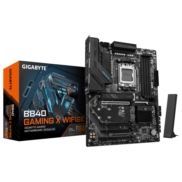 Фото - Материнська плата Gigabyte B840M GAMING X WIFI6E