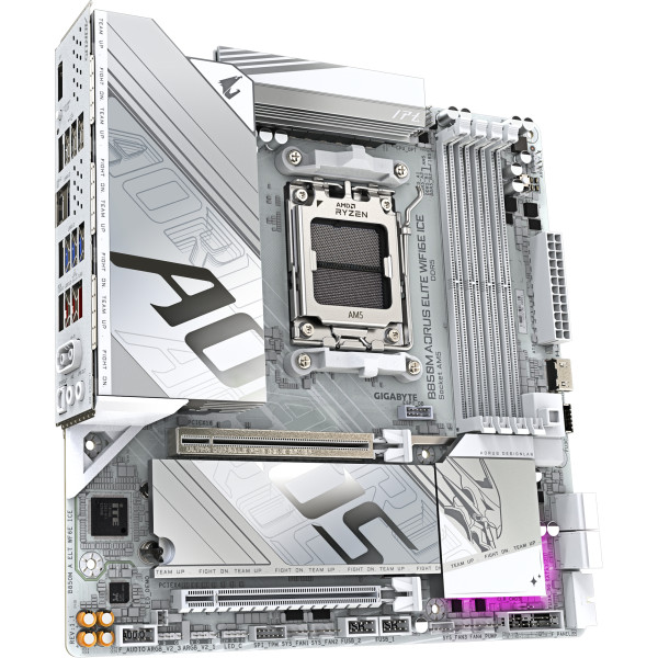 Фото - Материнська плата Gigabyte B850M AORUS ELITE WIFI6E ICE DDR5
