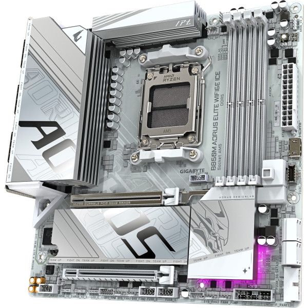 Фото - Материнська плата Gigabyte B850M AORUS ELITE WIFI6E ICE DDR5