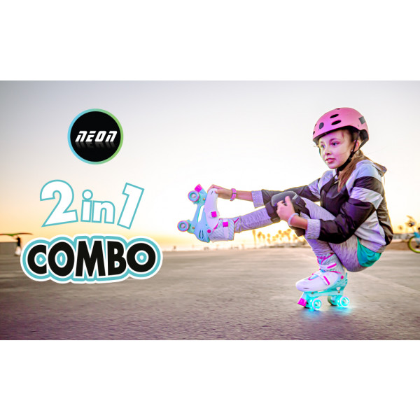 Фото - Ролики Neon Combo Skates Blue (NT10B4)