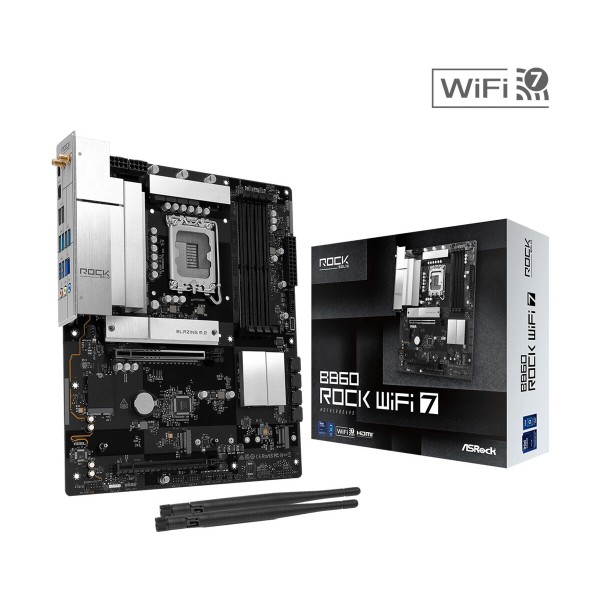 Фото - Материнська плата ASRock B860 ROCK WIFI 7