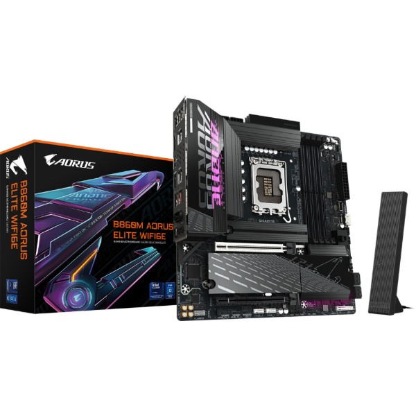 Фото - Материнская плата Gigabyte B860M AORUS ELITE WIFI6E