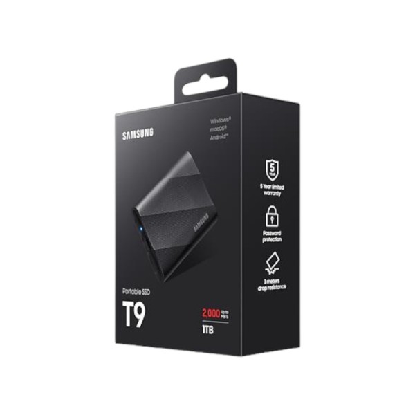 Фото - SSD-накопитель внешний Samsung USB3.2 1TB EXT.T9 (MU-PG1T0B/EU)