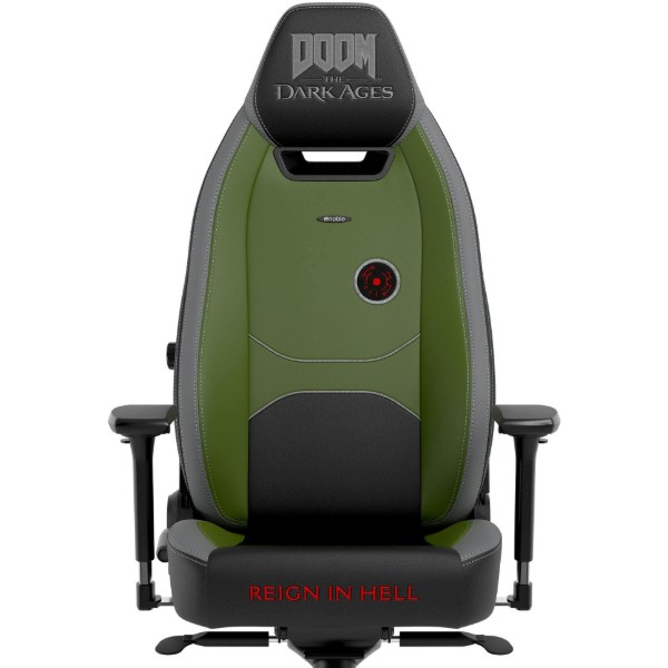 Фото - Кресло для геймеров Noblechairs LEGEND DOOM the Dark Ages Green (NBL-LGD-PU-DDA)
