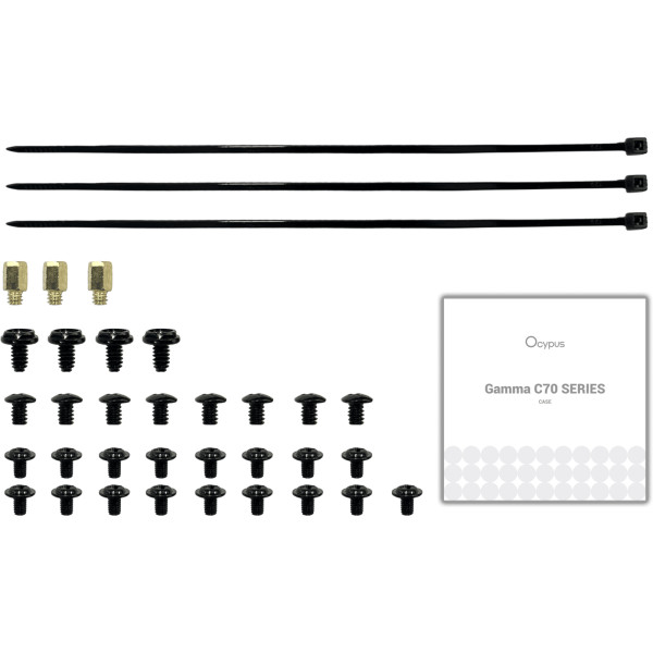 Фото - Корпус OCYPUS ATX W/O PSU GAMMA C70 BK ARGB (GAMMA-C70-BKG400XX-GL)