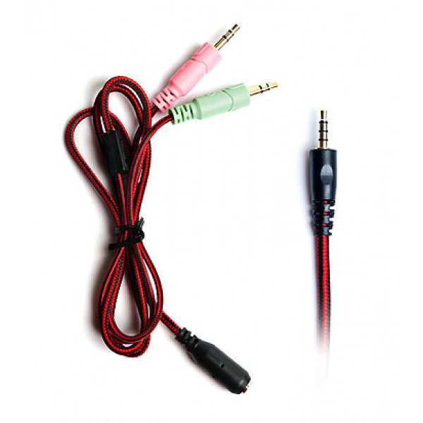 Фото - Гарнитура проводная игровая REAL-EL GDX-7550 Black/Red
