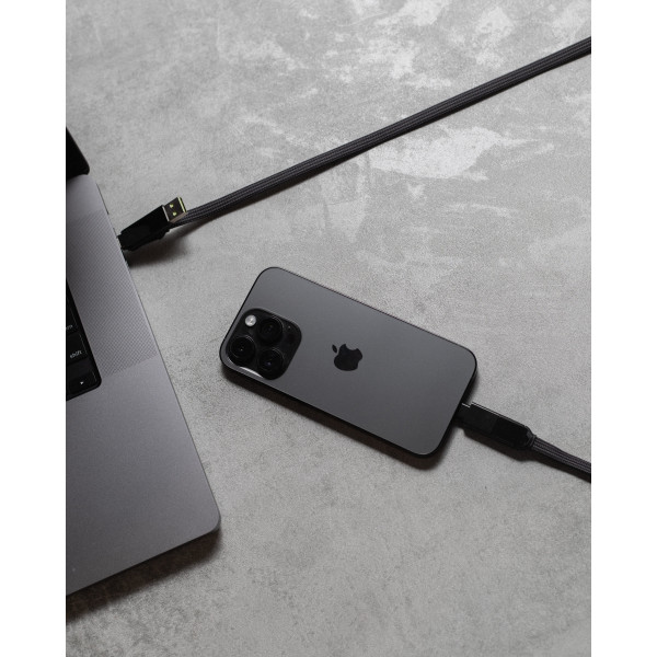 Фото - Кабель синхронізації даних Rolling Square 6in1, inCharge XL 2 м Black (XLM01R)