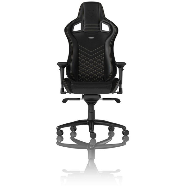 Фото - Крісло для геймерів Noblechairs EPIC Black/Gold (NBL-PU-GOL-002)