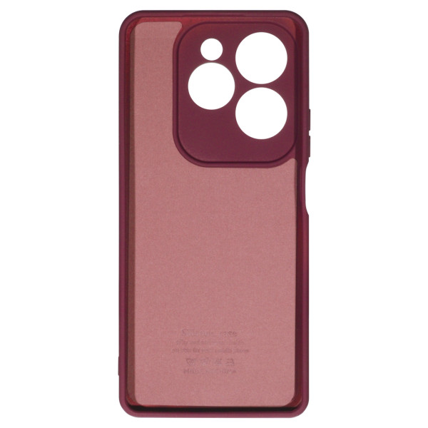 Фото - Чохол для смартфону Zarmans Soft Touch for Tecno Spark 20 Burgundy (000002389)