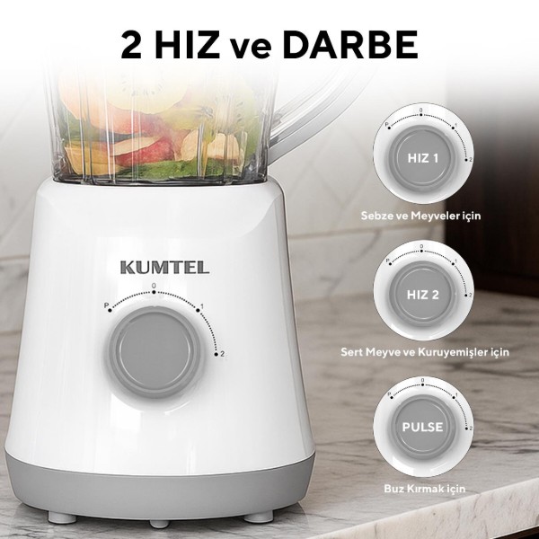 Фото - Блендер стационарный Kumtel HTB-07 White