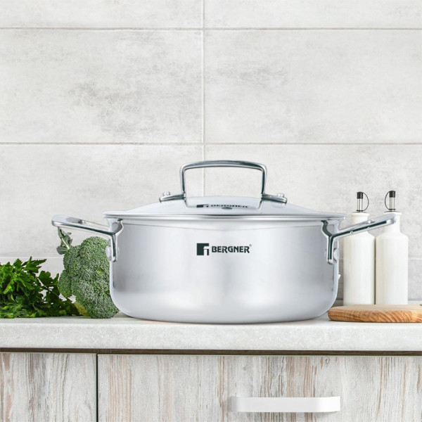 Фото - Каструля Bergner Steelblue 24 см (BG-33222-BL)