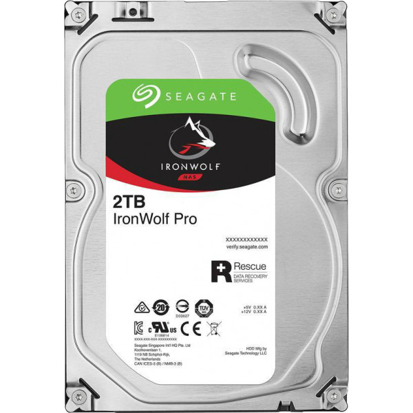 Фото - Жесткий диск внутренний Seagate IronWolf Pro HDD 2TB 7200rpm 128MB 3.5 SATAIII (ST2000NE0025)