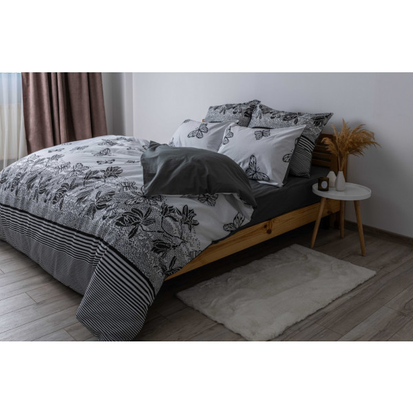 Фото - Комплект постільної білизни ТЕП Soft dreams Black Butterfly (2-03859_25996)