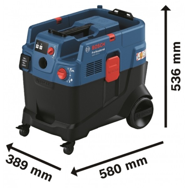 Фото - Пылесос для сухой уборки с контейнером и мешком Bosch GAS 400 A (0.601.9M0.020)