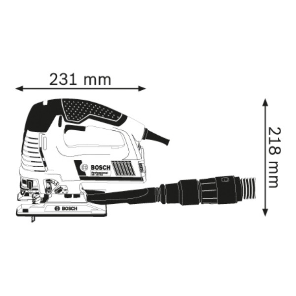 Фото - Электролобзик Bosch GST 160 BCE (0.601.518.000)