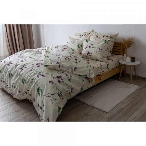 Фото - Комплект постільної білизни ТЕП Soft dreams Branch on White (2-03859_25730)