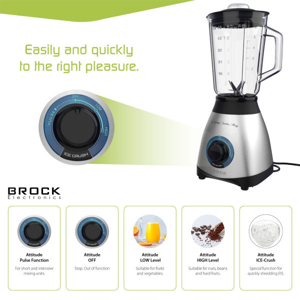 Фото - Блендер стаціонарний BROCK BL 1502 SS