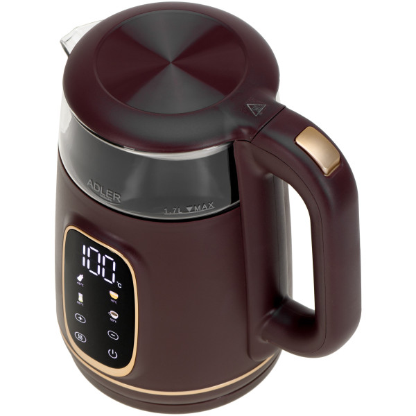 Фото - Електричний чайник Adler AD 1305 Burgundy