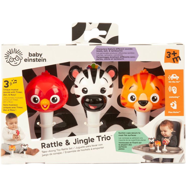 Фото - Погремушка Baby Einstein Rattle & Jingle Trio (12359)