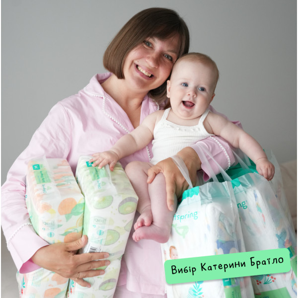 Фото - Одноразові підгузки Offspring розмір M 6-10 кг 42 шт. Кити (DP-OI-FAT-M42P-WTW)