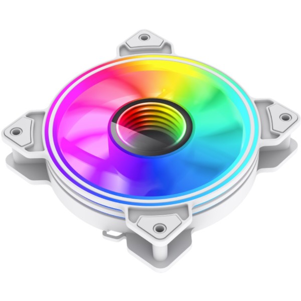 Фото - Корпусный вентилятор Gamemax Dual Ring Infinity WH
