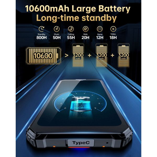 Фото - Смартфон OUKITEL WP23 Pro 8/128GB Black