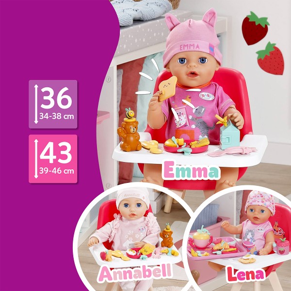 Фото - Кукольный набор Baby Born серии Click & Play – ЗАВТРАК ДЛЯ КУКЛЫ (839775)
