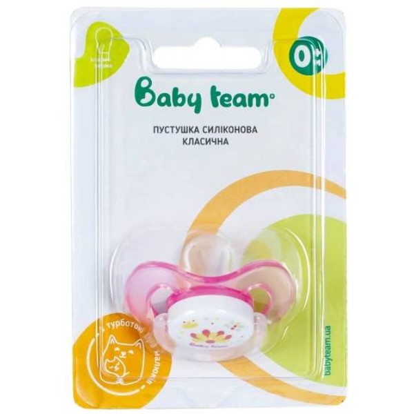Фото - Симметричная пустышка Baby Team 3007 в ассортименте