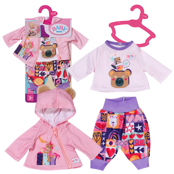 Фото - Одежда для пупса Baby Born МИЛЫЙ МЕДВЕЖОНОК 43 см (837290)