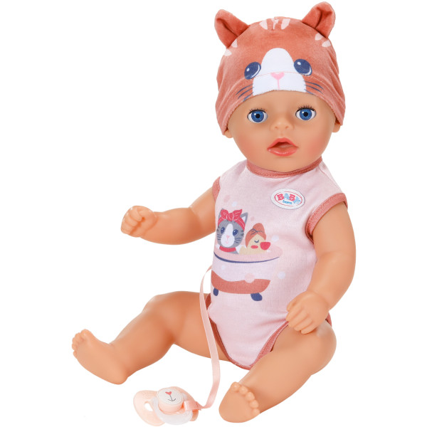 Фото - Пупс класичний Baby Born ЛІНА В КОСТЮМІ КОТИКА 36 см (839560)