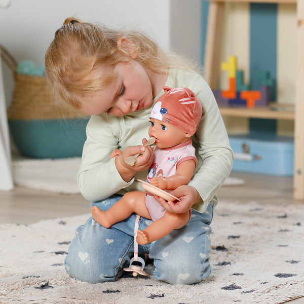 Фото - Пупс класичний Baby Born ЛІНА В КОСТЮМІ КОТИКА 36 см (839560)