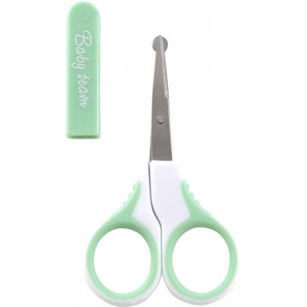 Фото - Ножиці манікюрні дитячі Baby Team з чохлом (7102) Фото - Ножиці манікюрні дитячі Baby Team з чохлом (7102)