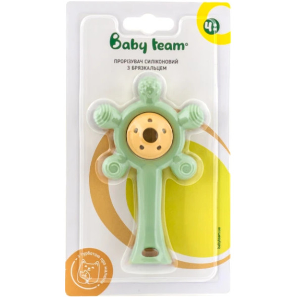 Фото - Прорізувач Baby Team з брязкальцем (4039)