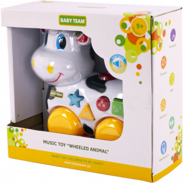 Фото - Інтерактивна каталка Baby Team на батарейках (8641)